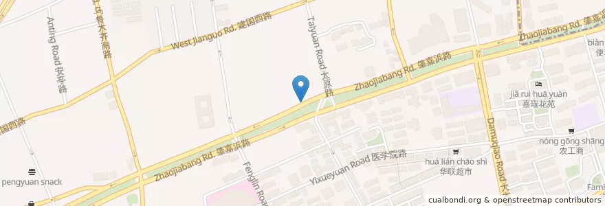 Mapa de ubicacion de 江苏银行 en 中国, 上海市, 徐匯区.