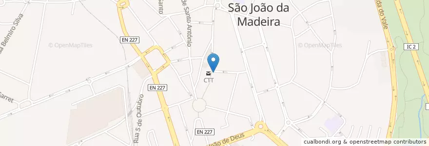 Mapa de ubicacion de Old Rock & Blues en 포르투갈, Aveiro, 노르트 지방, Área Metropolitana Do Porto, São João Da Madeira, São João Da Madeira.