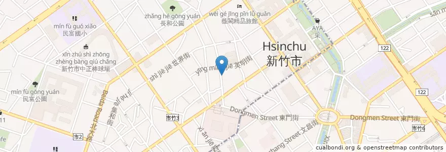 Mapa de ubicacion de 醺居酒屋 en Tayvan, 臺灣省, Hsinchu.