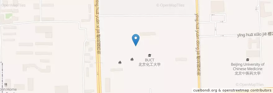 Mapa de ubicacion de 清真餐厅 en 中国, 北京市, 河北省, 朝阳区 / Chaoyang.