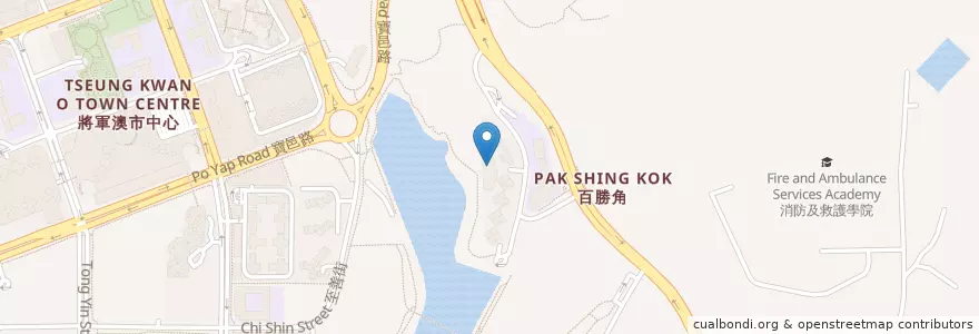 Mapa de ubicacion de Oscar Cafe en Cina, Guangdong, Hong Kong, Nuovi Territori, 西貢區 Sai Kung District.