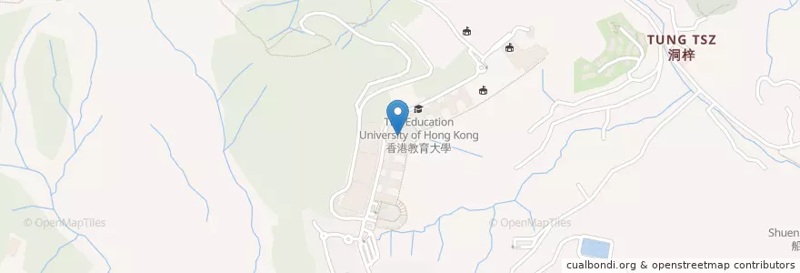 Mapa de ubicacion de 自動櫃員機 en Chine, Hong Kong, Guangdong, Nouveaux Territoires, 大埔區 Tai Po District.