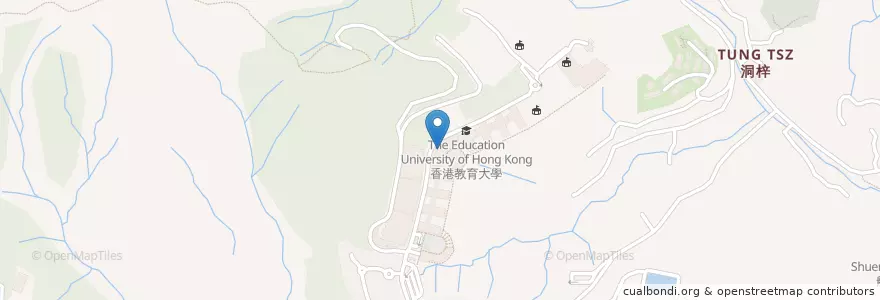 Mapa de ubicacion de 蒙民偉圖書館 en China, Hongkong, Guangdong, New Territories, 大埔區 Tai Po District.