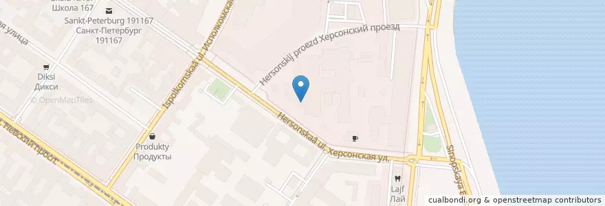 Mapa de ubicacion de Кафе "Каравай" en Russia, Северо-Западный Федеральный Округ, Oblast' Di Leningrado, San Pietroburgo, Центральный Район.