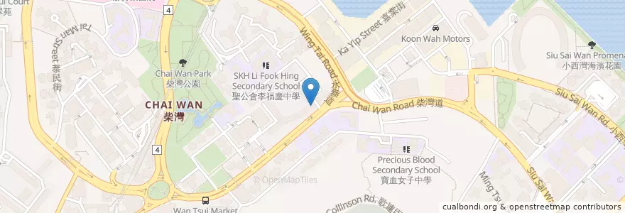 Mapa de ubicacion de Hung Kee Seafood en China, Guangdong, Hong Kong, Hong Kong Island, New Territories, Eastern District.