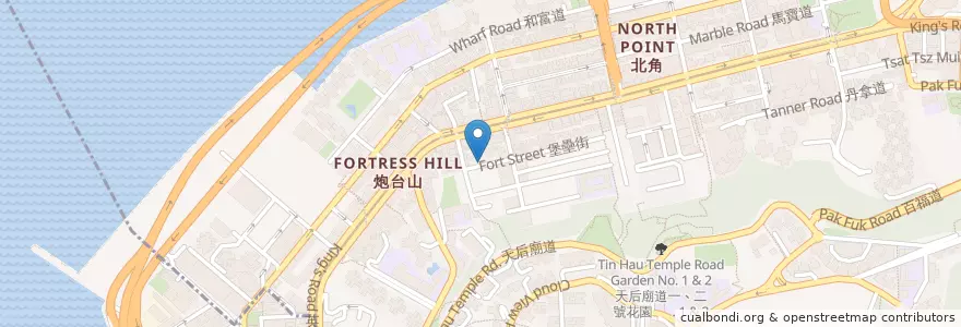 Mapa de ubicacion de InnoVeggie en 中国, 广东省, 香港, 香港島, 新界, 東區.