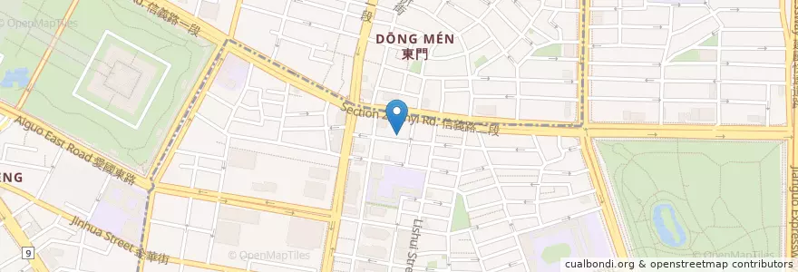 Mapa de ubicacion de 私立伊蒂馬幼兒園 en Тайвань, Новый Тайбэй, Тайбэй, Даань.