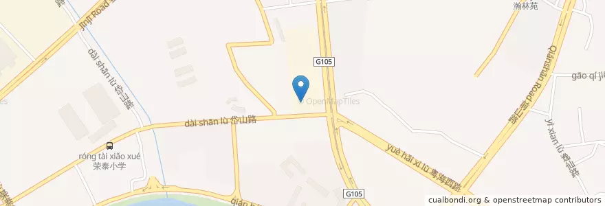 Mapa de ubicacion de 誠豐影城(誠豐廣場店) en Chine, Guangdong, 珠海市, 香洲区.