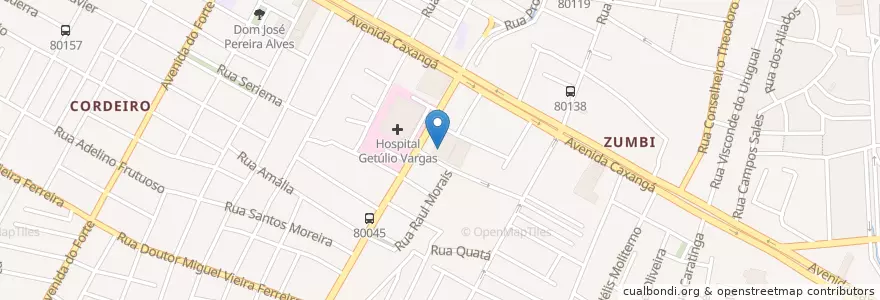 Mapa de ubicacion de Bar do Edson en 巴西, 东北部, 伯南布哥, Região Geográgica Imediata Do Recife, Região Geográfica Intermediária Do Recife, Região Metropolitana Do Recife, 累西腓.