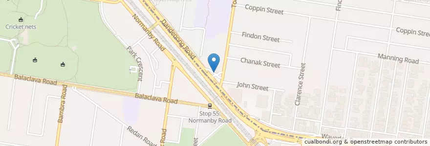 Mapa de ubicacion de Coles Express en Australia, Victoria, City Of Stonnington, City Of Glen Eira.