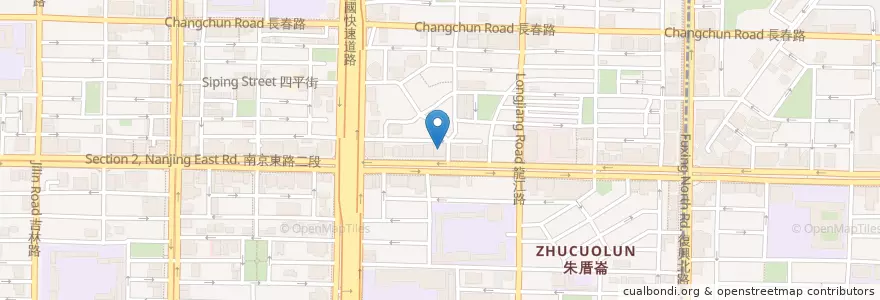 Mapa de ubicacion de 玫瑰夫人 en 台湾, 新北市, 台北市, 中山区.