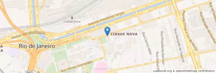 Mapa de ubicacion de Caixa en 브라질, 남동지방, 리우데자네이루, Região Geográfica Imediata Do Rio De Janeiro, Região Metropolitana Do Rio De Janeiro, Região Geográfica Intermediária Do Rio De Janeiro, 리우데자네이루.