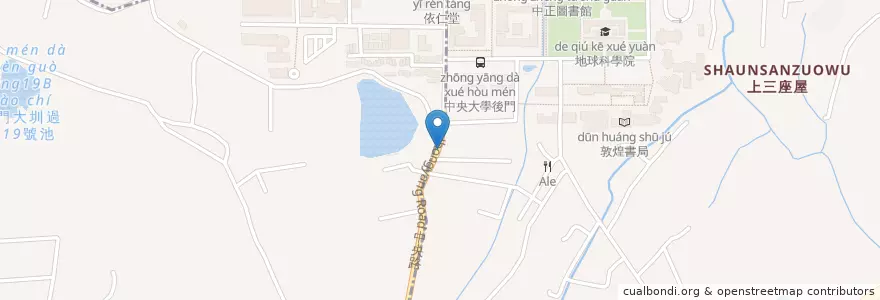 Mapa de ubicacion de 中壢正新明牛肉麵 en Taiwan, 桃園市.