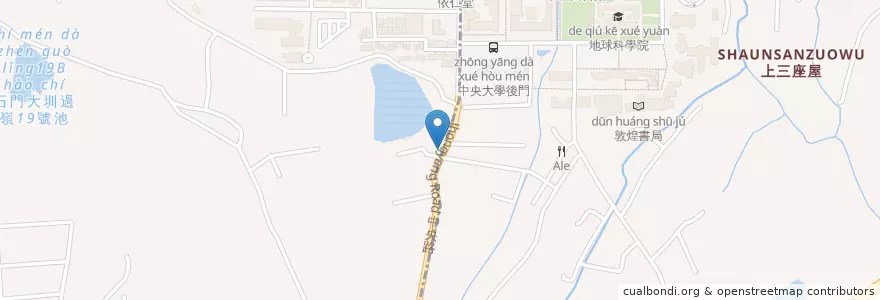 Mapa de ubicacion de 大中央厚切牛排 en تايوان, تاو يوان, 平鎮區.