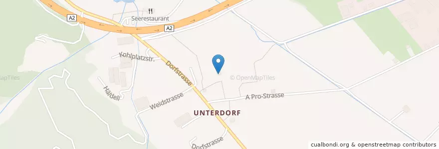 Mapa de ubicacion de A Pro Schlossrestaurant en Zwitserland, Uri, Seedorf (Ur).