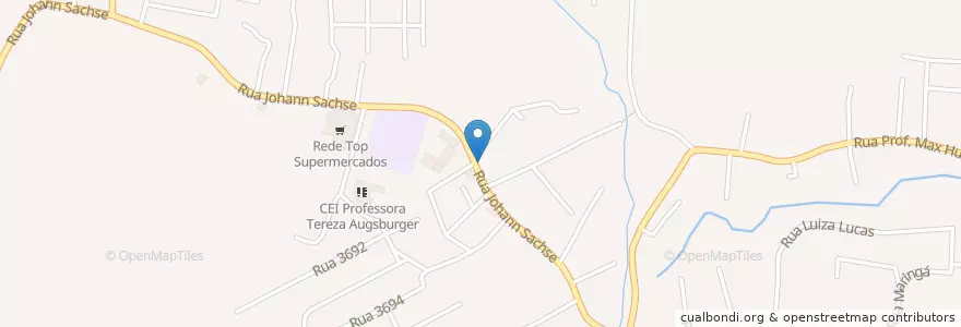 Mapa de ubicacion de Petiscão Pastelaria e Café en برزیل, منطقه جنوب برزیل, سانتا کاتارینا, Região Geográfica Intermediária De Blumenau, Microrregião De Blumenau, Blumenau.