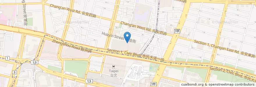 Mapa de ubicacion de 天吉屋 en Tayvan, 新北市, Taipei.