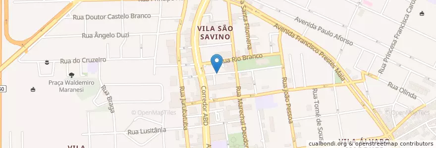 Mapa de ubicacion de Matriz Restaurante e Lanchonete en برزیل, منطقه جنوب شرقی برزیل, سائوپائولو, Região Geográfica Intermediária De São Paulo, Região Metropolitana De São Paulo, Região Imediata De São Paulo, São Bernardo Do Campo.
