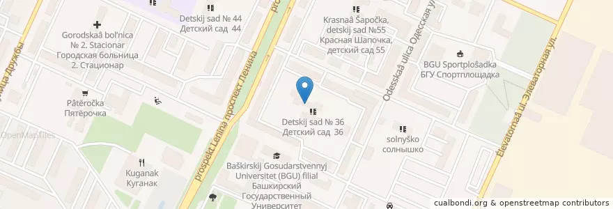 Mapa de ubicacion de ЮМС en Rússia, Приволжский Федеральный Округ, Башкортостан, Городской Округ Стерлитамак.