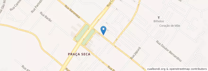Mapa de ubicacion de Garota da Praça en 브라질, 남동지방, 리우데자네이루, Região Geográfica Imediata Do Rio De Janeiro, Região Metropolitana Do Rio De Janeiro, Região Geográfica Intermediária Do Rio De Janeiro, 리우데자네이루.