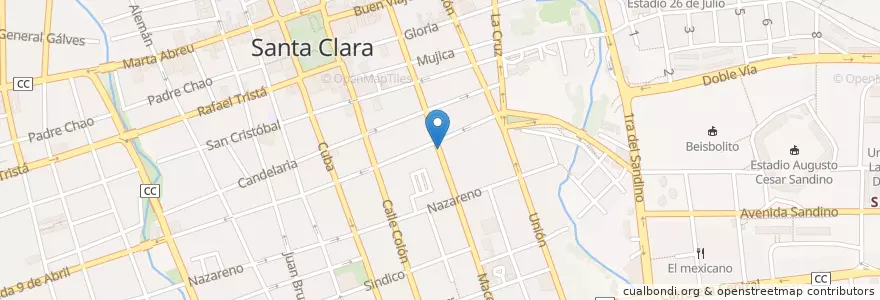 Mapa de ubicacion de El Yarey en کوبا, Villa Clara, Santa Clara, Ciudad De Santa Clara.