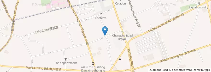 Mapa de ubicacion de Cin Cin en 中国, 上海市.