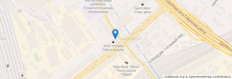 Mapa de ubicacion de Макдоналдс en Rússia, Distrito Federal Central, Москва, Центральный Административный Округ, Красносельский Район.