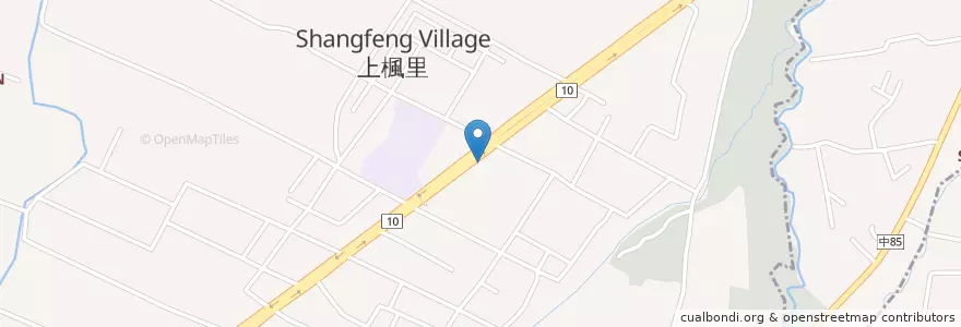 Mapa de ubicacion de Gogoro 電池交換站 en Taiwan, Taichung, 大雅區.