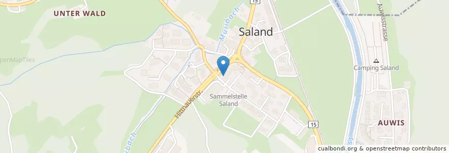 Mapa de ubicacion de Café Chelleland en Швейцария, Цюрих, Bezirk Pfäffikon, Bauma.