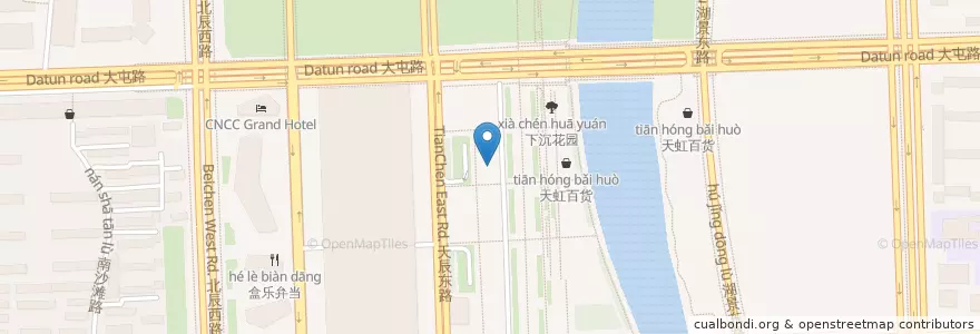 Mapa de ubicacion de АБРАКАДАБРА en China, Pequim, Hebei, 朝阳区 / Chaoyang.