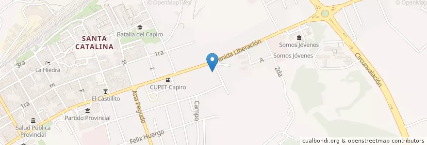 Mapa de ubicacion de Iglesia Evenecer de Santa Clara en Cuba, Villa Clara, Santa Clara, Ciudad De Santa Clara.