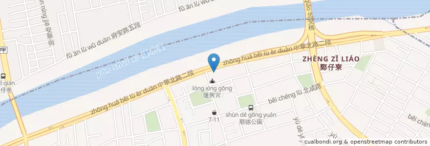 Mapa de ubicacion de 西海岸活蝦之家 en 臺灣, 臺南市, 安南區.