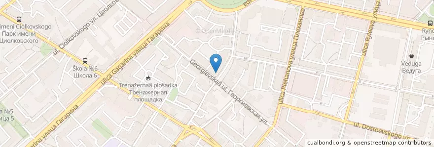 Mapa de ubicacion de СМП Банк en Russia, Distretto Federale Centrale, Калужская Область, Городской Округ Калуга.