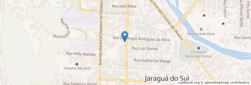 Mapa de ubicacion de Reale Pet Shop en البَرَازِيل, المنطقة الجنوبية, سانتا كاتارينا, Região Geográfica Intermediária De Joinville, Microrregião De Joinville, Jaraguá Do Sul.