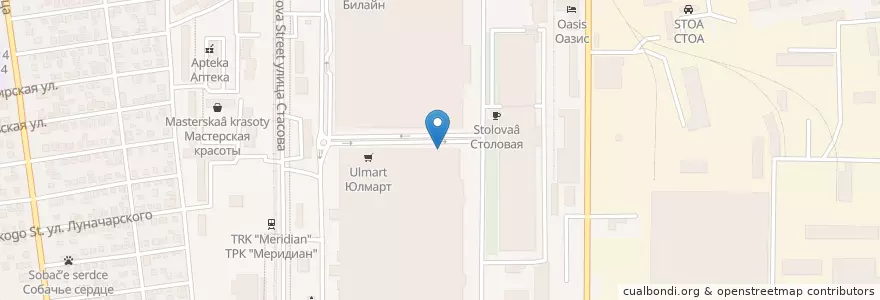 Mapa de ubicacion de Big Village Brewery & Taproom en Russia, South Federal District, Krasnodar Krai, Krasnodar Municipality.