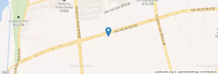 Mapa de ubicacion de 德克士 en 中国, 北京市, 河北省, 怀柔区 / Huairou.