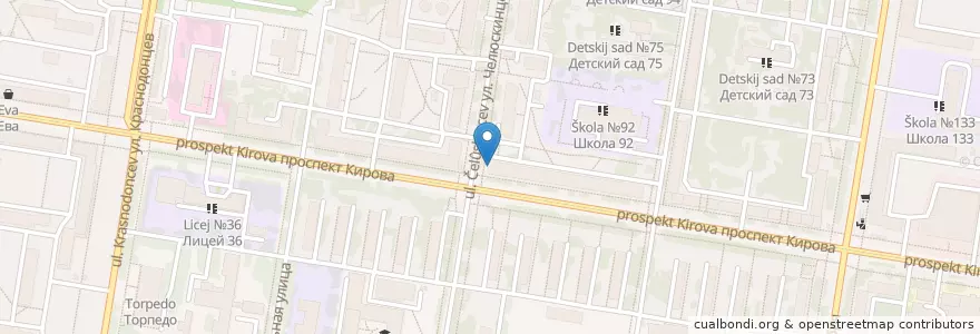 Mapa de ubicacion de Рюмочная en Rusia, Приволжский Федеральный Округ, Óblast De Nizhni Nóvgorod, Городской Округ Нижний Новгород.