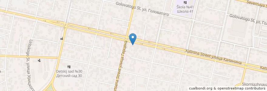 Mapa de ubicacion de Craft Bar Ant en Rusya Federasyonu, Южный Федеральный Округ, Krasnodar Krayı, Городской Округ Краснодар.