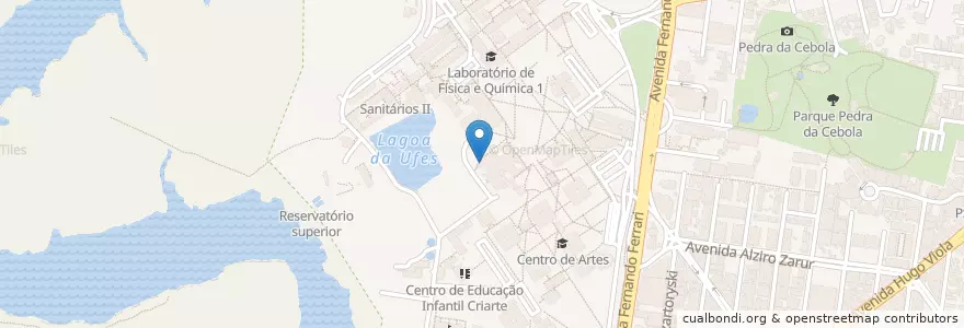 Mapa de ubicacion de Restaurante Universitário en Brésil, Région Sud-Est, Espírito Santo, Região Geográfica Intermediária De Vitória, Vitória, Região Metropolitana Da Grande Vitória, Microrregião Vitória.
