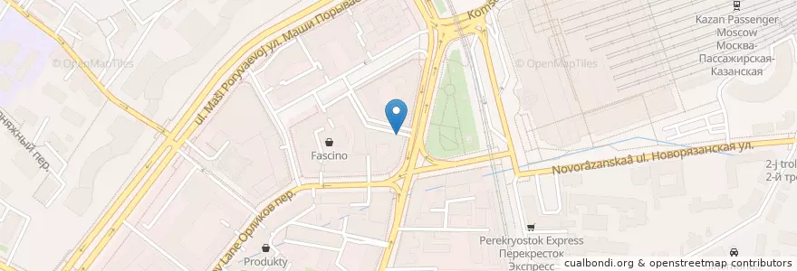 Mapa de ubicacion de Свежъ en Rússia, Distrito Federal Central, Москва, Центральный Административный Округ, Красносельский Район.
