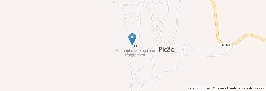 Mapa de ubicacion de Picão e Ermida en البرتغال, فيسيو, الوسطى, فيسيو داو لافويش, Castro Daire, Picão E Ermida.
