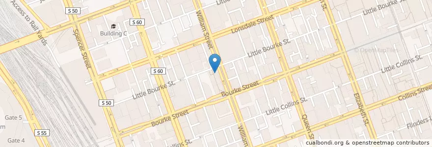 Mapa de ubicacion de Laurent Boulangerie Patisserie en Australia, Victoria, City Of Melbourne.