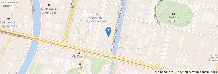 Mapa de ubicacion de Craft bar Socle en Russia, Northwestern Federal District, Leningrad Oblast, Saint Petersburg, Центральный Район, Palace District.