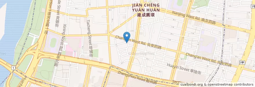 Mapa de ubicacion de 四食五 en Taiwan, 新北市, Taipei, 大同區.