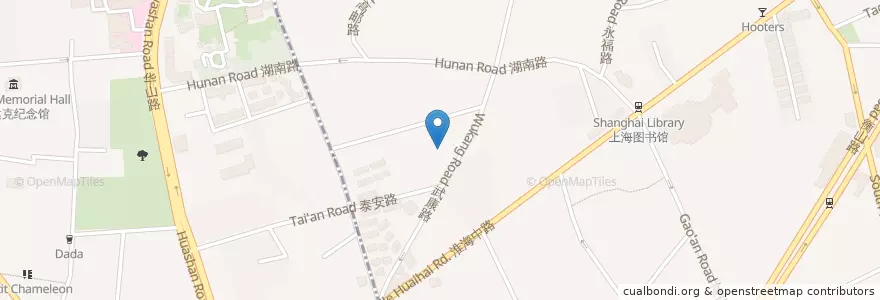 Mapa de ubicacion de à Côté en China, Shanghái.