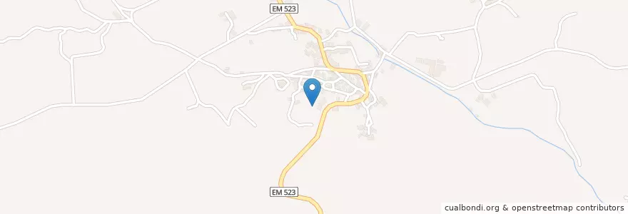 Mapa de ubicacion de Nespereira en Portogallo, Guarda, Centro, Serra Da Estrela, Gouveia, Nespereira.