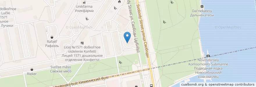 Mapa de ubicacion de СДЭК en 俄罗斯/俄羅斯, Центральный Федеральный Округ, Москва, Северо-Западный Административный Округ, Район Северное Тушино.