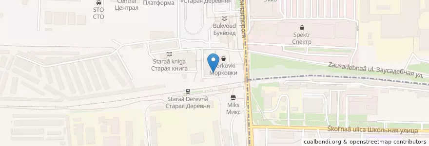Mapa de ubicacion de i Вкусно en Russie, District Fédéral Du Nord-Ouest, Oblast De Léningrad, Saint-Pétersbourg, Приморский Район, Округ № 65.