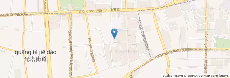 Mapa de ubicacion de Mc Donald en China, Guangdong, Guangzhou City, Yuexiu District, 北京街道.