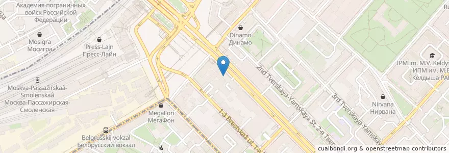 Mapa de ubicacion de Loft B1 en Russia, Distretto Federale Centrale, Москва, Центральный Административный Округ, Тверской Район.